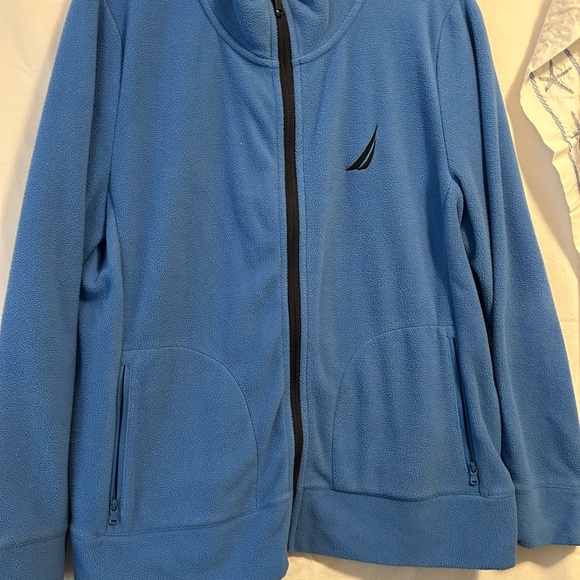 Nautica Light Blue Fleece Jacket - Picture 1 of 4